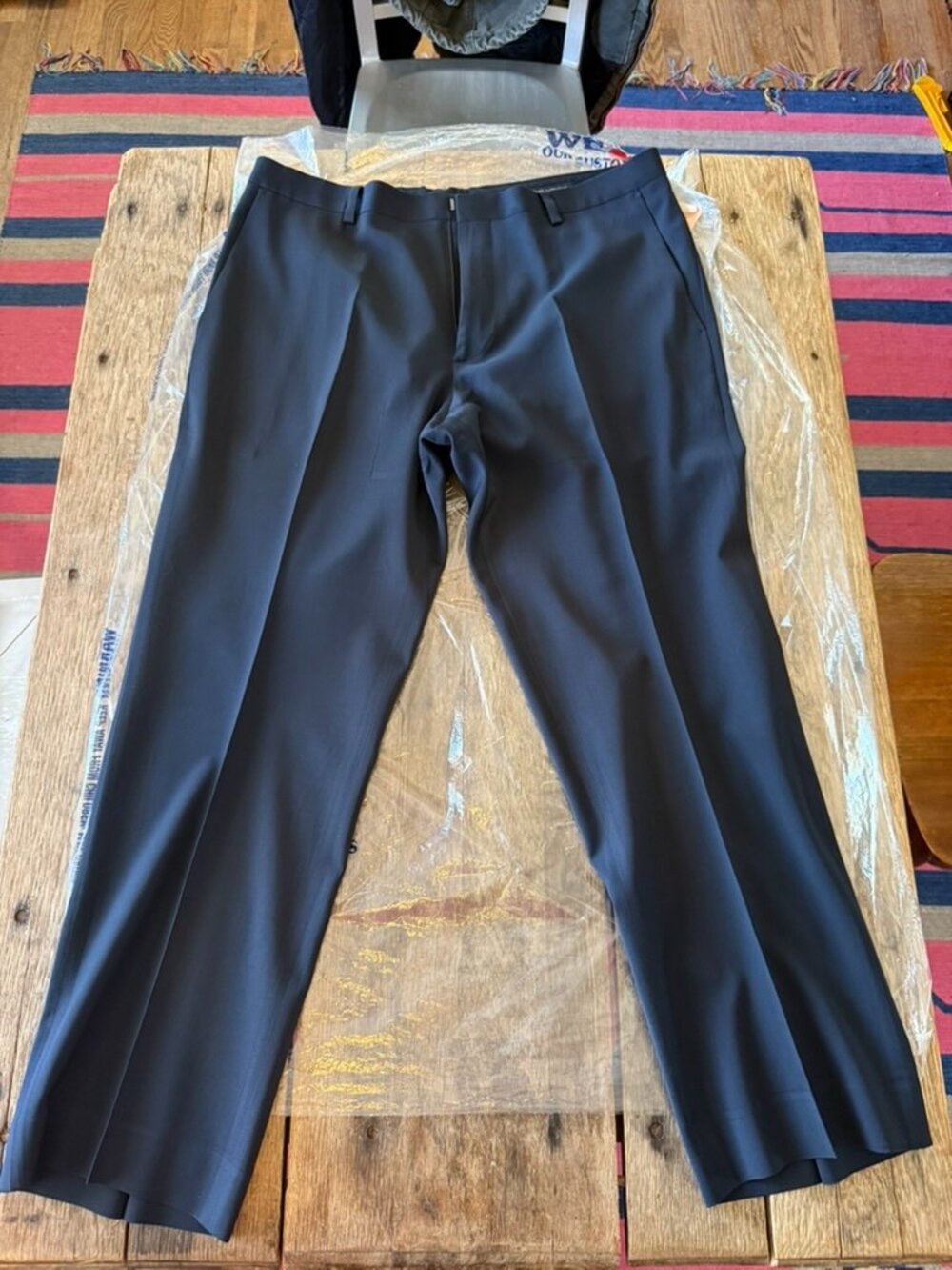 Men's Classic Dress Pants - Navy Blue